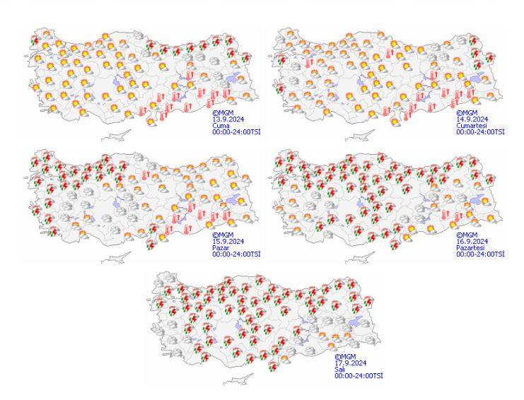 Meteoroloji'den 3 il için ‘sağanak yağış’ uyarısı: Bu saatlere dikkat - Resim: 17